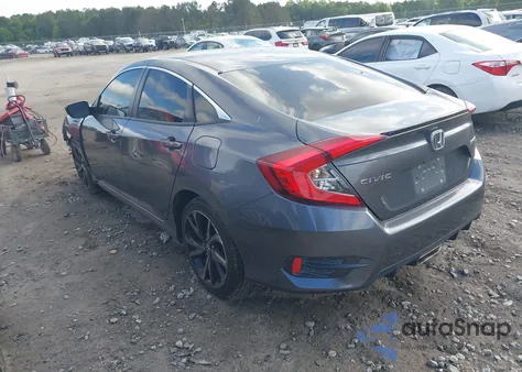 2020 Honda Civic Sport z USA, uszkodzony, nr VIN 2HGFC2F82LH561523
